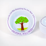 Fruitful Follower Plate and Bowl Set