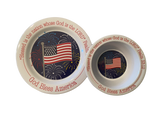 God Bless America Plate and Bowl Set
