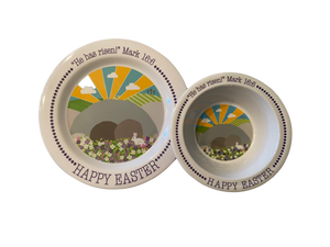 Easter Plate and Bowl Set