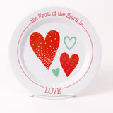 Love Plate and Bowl Set